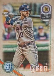 2018 Topps Gypsy Queen Base Set Yuli Gurriel #280 card