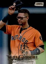2019 Stadium Club Base Set Yuli Gurriel #122 card