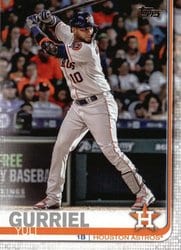 2019 Topps Base Set Yuli Gurriel #55 card