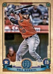 2019 Topps Gypsy Queen Base Set Yuli Gurriel #184 card