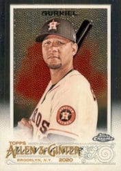 2020 Topps Allen & Ginter Chrome Base Set Yuli Gurriel #190 card