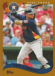 2020 Topps Archives Base Set Yuli Gurriel #245 card