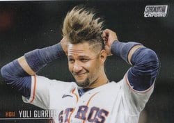 2021 Stadium Club Chrome Base Set Yuli Gurriel #374 card