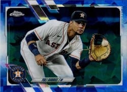 2021 Topps Chrome Sapphire Edition Base Set Yuli Gurriel #147 card