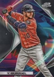 2022 Topps Cosmic Chrome Base Set Yuli Gurriel #70 card