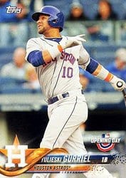 2018 Topps Opening Day Base Set Yulieski Gurriel #49 card