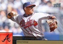 2009 Upper Deck Base Set Yunel Escobar #23 card