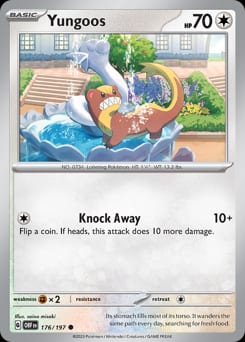 Obsidian Flames Yungoos #176 card