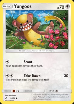 Ultra Prism Yungoos #112 card
