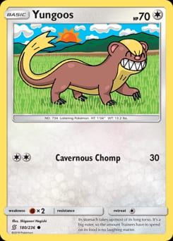 Unified Minds Yungoos #180 card