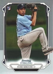 2019 Bowman Sterling Base Set Yusei Kikuchi #BSR-100 card