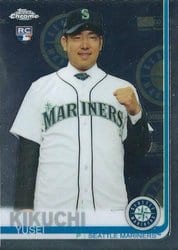 2019 Topps Chrome Base Set Yusei Kikuchi #73 card