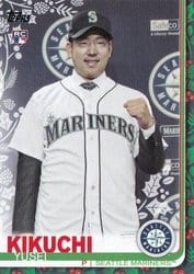 2019 Topps Holiday Base Set Yusei Kikuchi #HW19 card