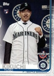 2019 Topps Opening Day Base Set Yusei Kikuchi #55 card