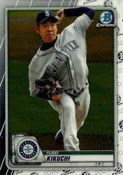 2020 Bowman Chrome Base Set Yusei Kikuchi #39 card