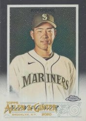 2020 Topps Allen & Ginter Chrome Base Set Yusei Kikuchi #247 card