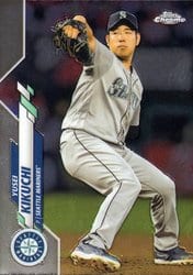 2020 Topps Chrome Base Set Yusei Kikuchi #48 card
