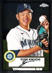 2021 Topps Chrome Platinum Anniversary Base Set Yusei Kikuchi #311 card