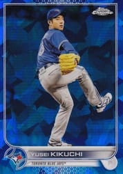 2022 Topps Chrome Update Sapphire Edition Base Set Yusei Kikuchi #US278 card