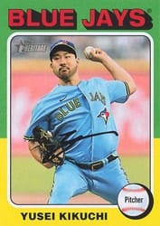 2024 Topps Heritage Mini Base Set Yusei Kikuchi #433 card