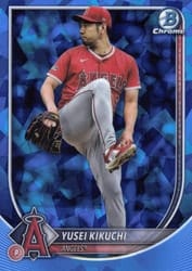 2025 Bowman Chrome Sapphire Edition Base Set Yusei Kikuchi #5 card