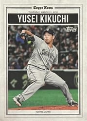 2025 Topps History of Japanese Baseball Yusei Kikuchi #HB-14 card