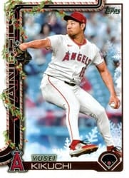 2025 Topps Holiday Base Set Yusei Kikuchi #H59 card