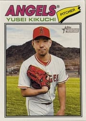 2026 Topps Heritage Base Set Yusei Kikuchi #167 card