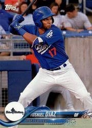 2018 Topps Pro Debut Base Set Yusniel Diaz #77 card