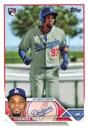 2023 Topps Base Set Yusniel Diaz #536 card