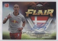 2019 Topps Chrome Bundesliga International Flair Yussuf Poulsen #IF-4 card