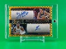 2023-24 Panini Select Select Pairings Signatures Yuta Watanabe / Rui Hachimura #SP-JAP card