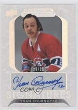 2021-22 Upper Deck Ovation Standing Ovation Signatures Yvan Cournoyer #SOS-YC card