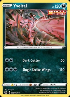 Fusion Strike Yveltal #175 card
