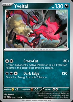 Paradox Rift Yveltal #118 card