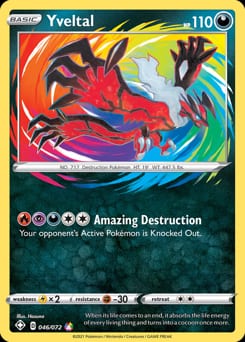 Shining Fates Yveltal #46 card