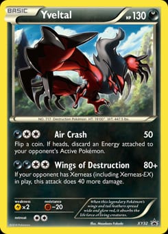 XY Black Star Promos Yveltal #XY32 card