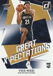 2024-25 Donruss Great X-Pectations Yves Missi #22 card
