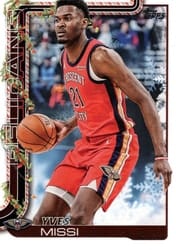 2025-26 Topps Holiday Base Set Yves Missi #H153 card