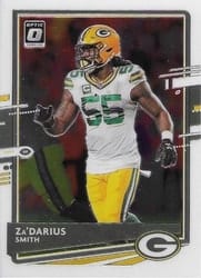 2020 Donruss Optic Base Set Za'Darius Smith #41 card