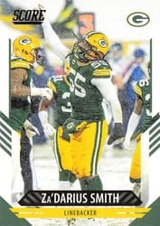 2021 Score Base Set Za'Darius Smith #142 card