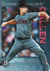 2020 Bowman Platinum Base Set Zac Gallen #88 card
