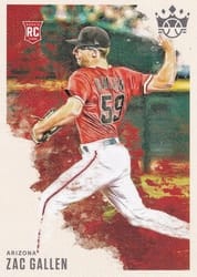 2020 Panini Diamond Kings Base Set Zac Gallen #51 card