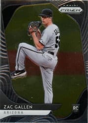 2020 Panini Prizm Base Set Zac Gallen #40 card