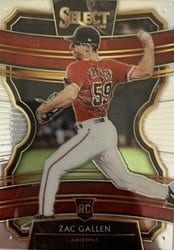 2020 Panini Select Base Set Zac Gallen #54 card