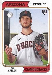 2020 Topps Archives Base Set Zac Gallen #172 card