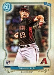 2020 Topps Gypsy Queen Base Set Zac Gallen #128 card