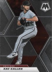 2021 Panini Mosaic Base Set Zac Gallen #18 card