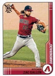 2021 Topps Big League Base Set Zac Gallen #207 card