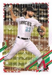 2021 Topps Holiday Base Set Zac Gallen #HW186 card